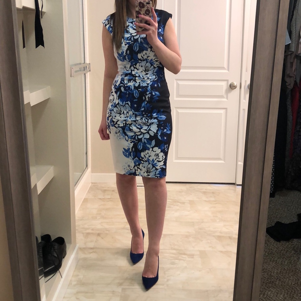 Vince Camuto Floral Dress